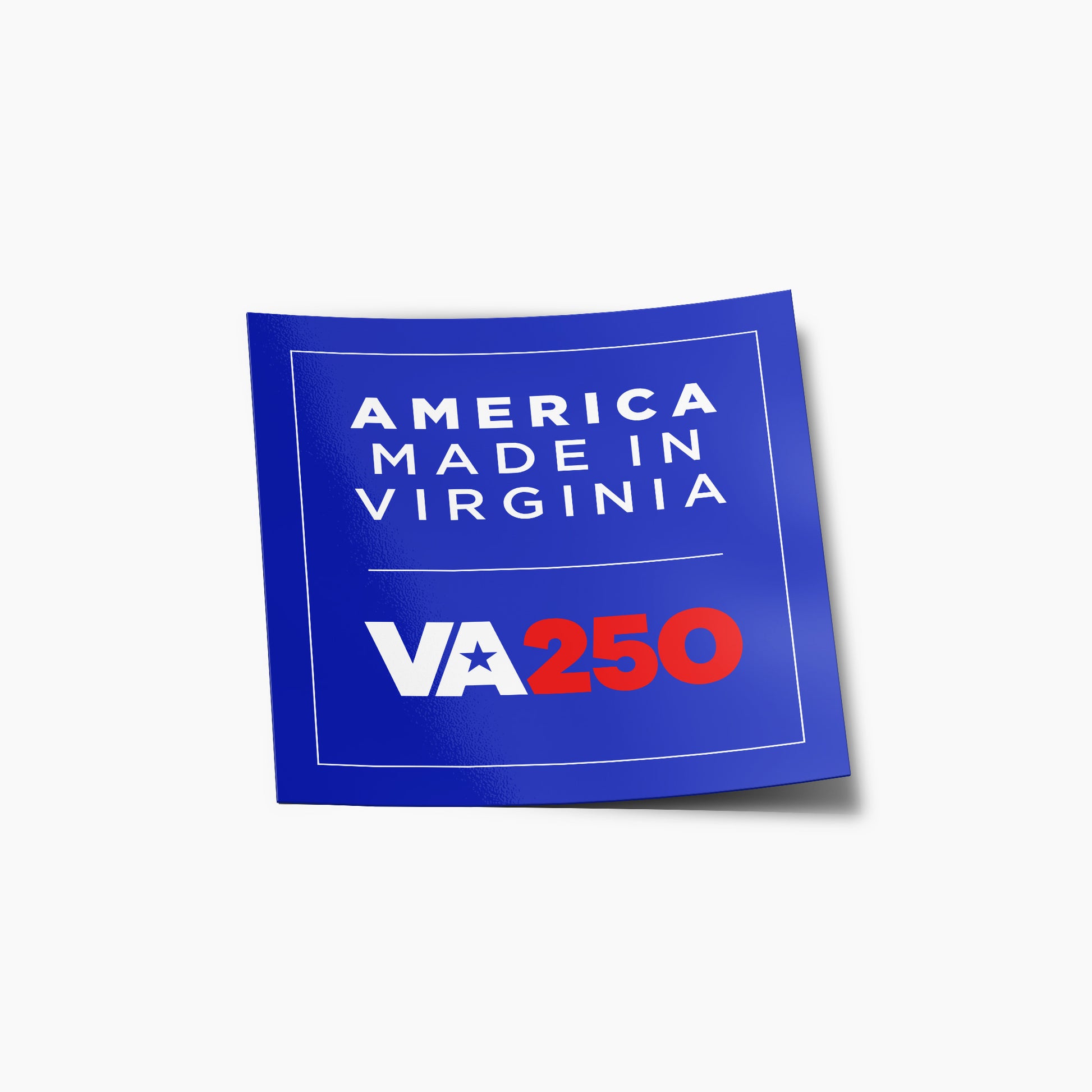 America Made In Virginia Sticker, Square